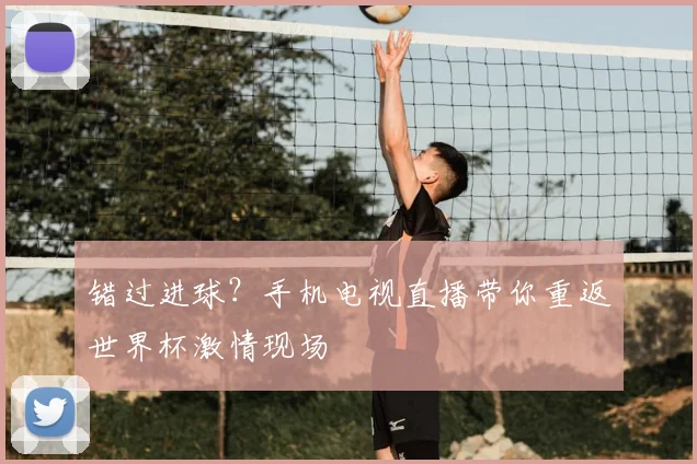 错过进球？手机电视直播带你重返世界杯激情现场