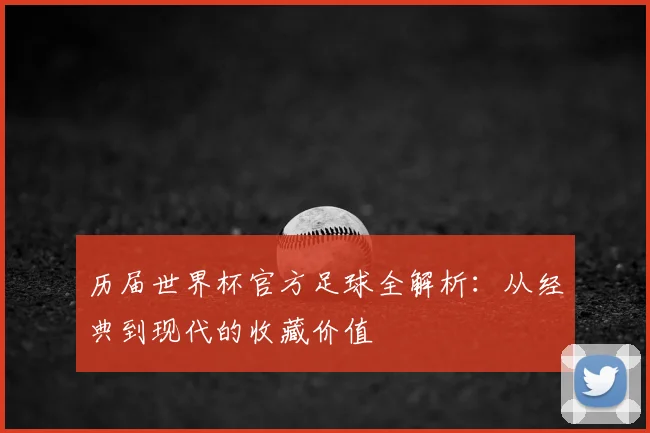 历届世界杯官方足球全解析:从经典到现代的收藏价值